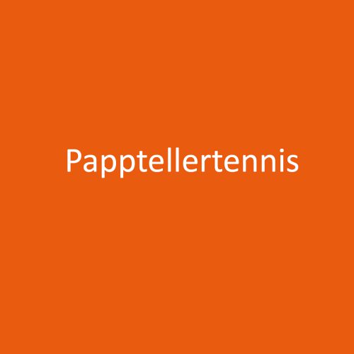 Papptellertennis