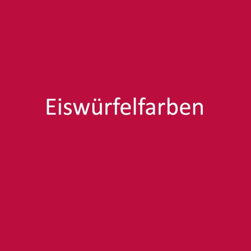 eiswürfelfarben